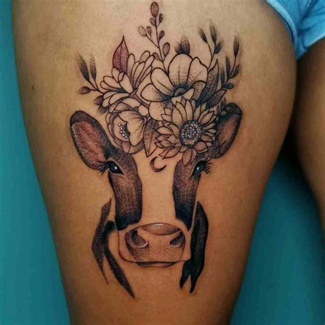 cow tattoo